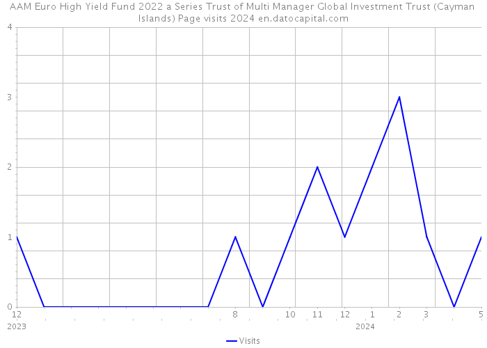 AAM Euro High Yield Fund 2022 a Series Trust of Multi Manager Global Investment Trust (Cayman Islands) Page visits 2024 