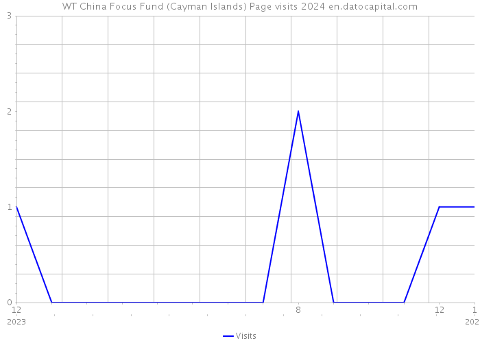 WT China Focus Fund (Cayman Islands) Page visits 2024 