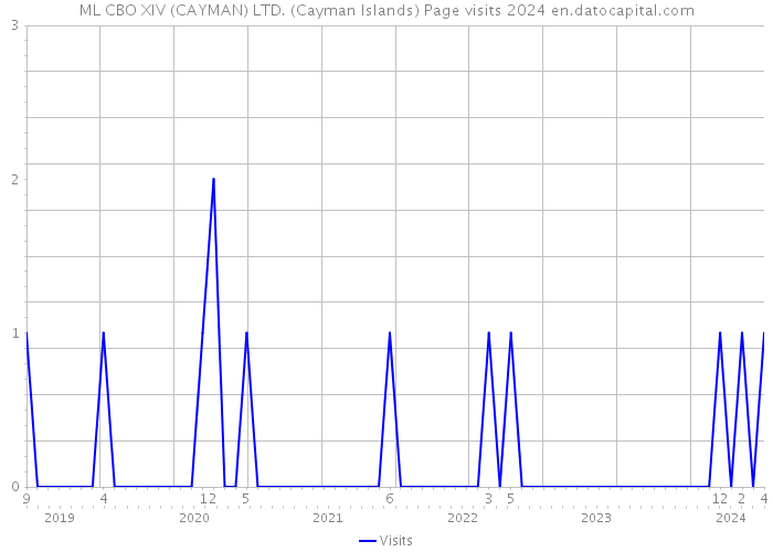 ML CBO XIV (CAYMAN) LTD. (Cayman Islands) Page visits 2024 