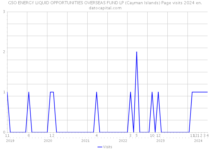 GSO ENERGY LIQUID OPPORTUNITIES OVERSEAS FUND LP (Cayman Islands) Page visits 2024 