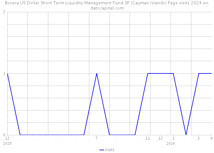 Bosera US Dollar Short Term Liquidity Management Fund SP (Cayman Islands) Page visits 2024 