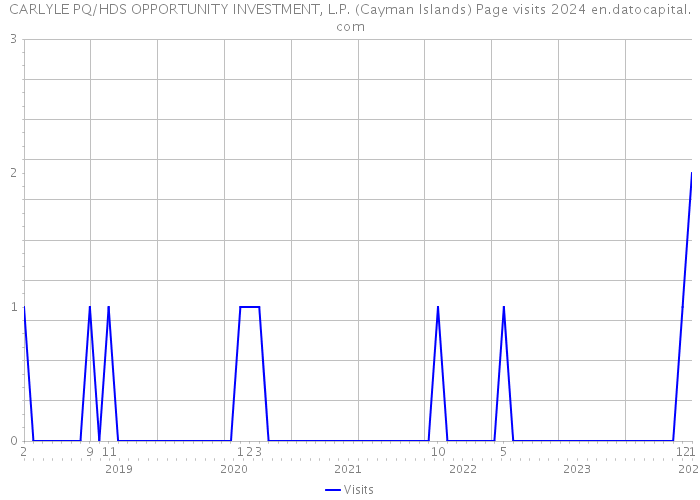 CARLYLE PQ/HDS OPPORTUNITY INVESTMENT, L.P. (Cayman Islands) Page visits 2024 