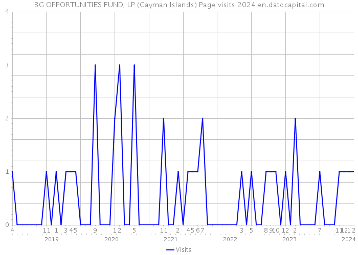3G OPPORTUNITIES FUND, LP (Cayman Islands) Page visits 2024 