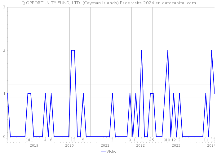 Q OPPORTUNITY FUND, LTD. (Cayman Islands) Page visits 2024 