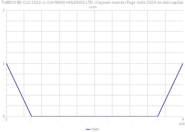 TUBECO BD CLO 2012-1 (CAYMAN) HOLDINGS LTD. (Cayman Islands) Page visits 2024 