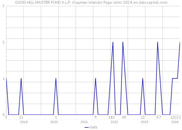 GOOD HILL MASTER FUND II L.P. (Cayman Islands) Page visits 2024 