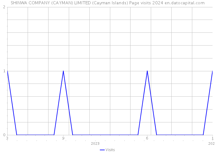 SHINWA COMPANY (CAYMAN) LIMITED (Cayman Islands) Page visits 2024 