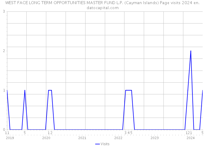 WEST FACE LONG TERM OPPORTUNITIES MASTER FUND L.P. (Cayman Islands) Page visits 2024 