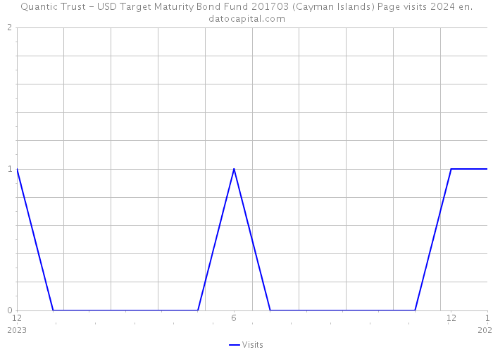 Quantic Trust - USD Target Maturity Bond Fund 201703 (Cayman Islands) Page visits 2024 