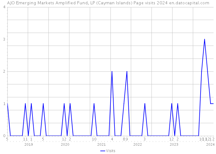 AJO Emerging Markets Amplified Fund, LP (Cayman Islands) Page visits 2024 