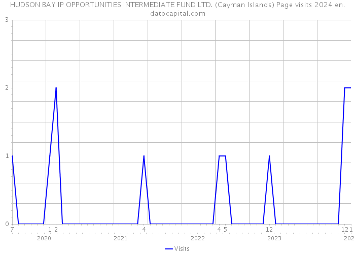 HUDSON BAY IP OPPORTUNITIES INTERMEDIATE FUND LTD. (Cayman Islands) Page visits 2024 