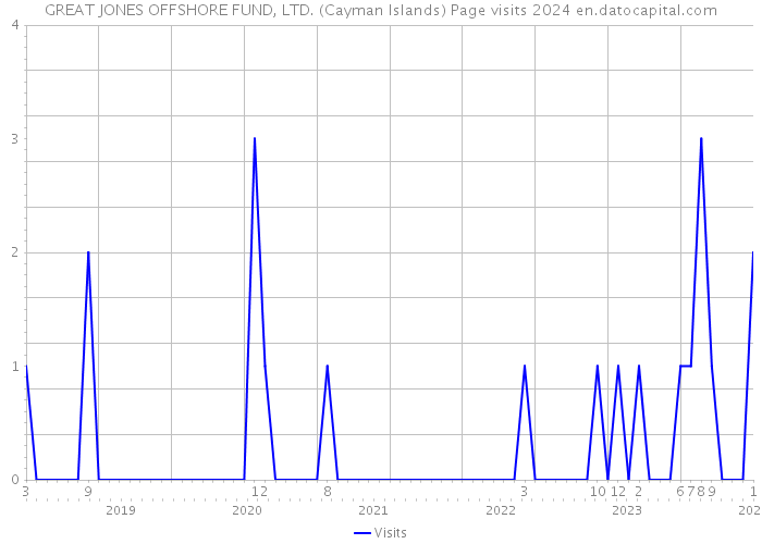 GREAT JONES OFFSHORE FUND, LTD. (Cayman Islands) Page visits 2024 