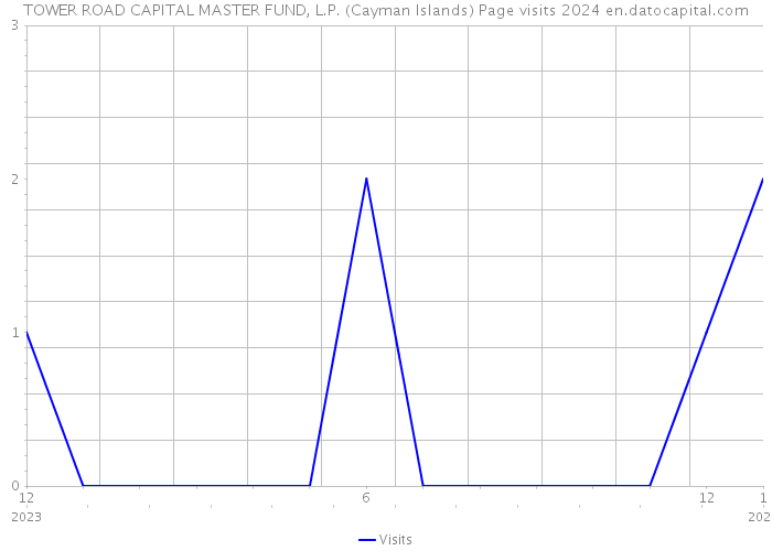 TOWER ROAD CAPITAL MASTER FUND, L.P. (Cayman Islands) Page visits 2024 