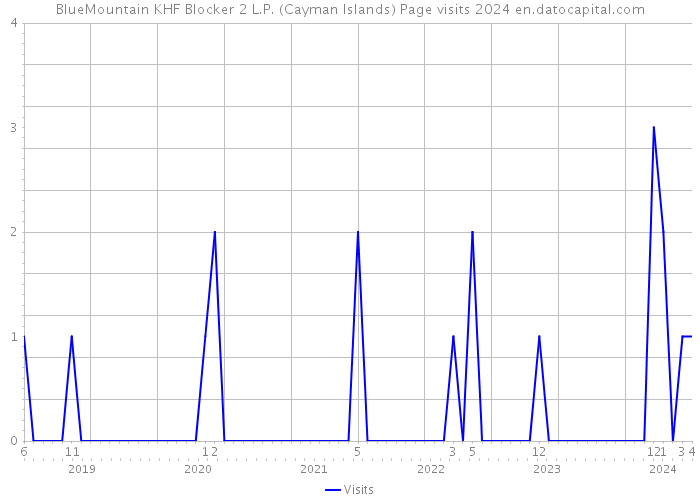 BlueMountain KHF Blocker 2 L.P. (Cayman Islands) Page visits 2024 