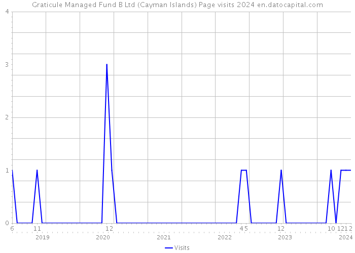 Graticule Managed Fund B Ltd (Cayman Islands) Page visits 2024 