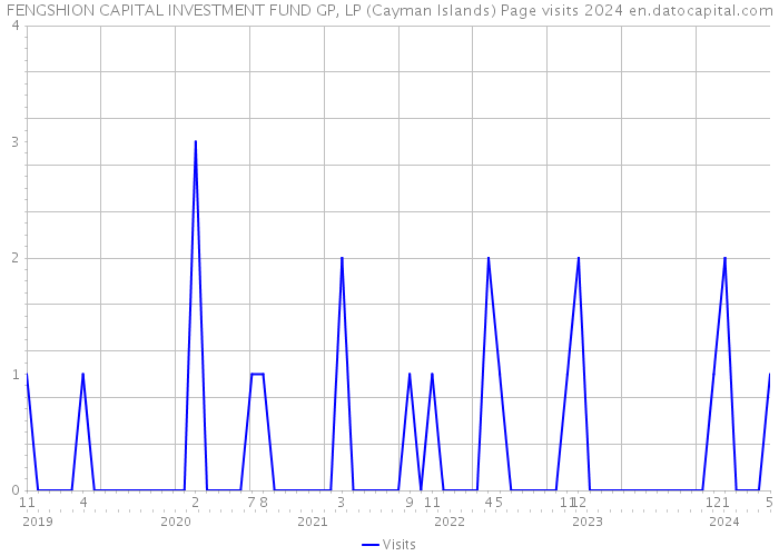 FENGSHION CAPITAL INVESTMENT FUND GP, LP (Cayman Islands) Page visits 2024 