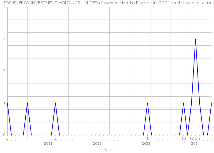 FDC ENERGY INVESTMENT HOLDINGS LIMITED (Cayman Islands) Page visits 2024 