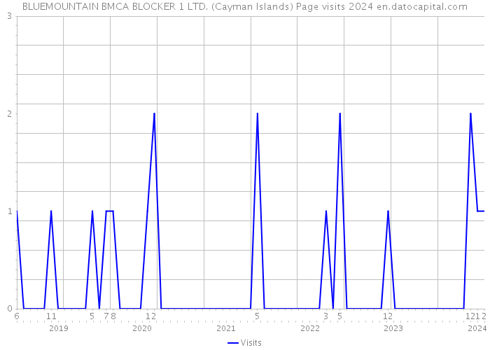 BLUEMOUNTAIN BMCA BLOCKER 1 LTD. (Cayman Islands) Page visits 2024 