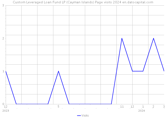 Custom Leveraged Loan Fund LP (Cayman Islands) Page visits 2024 