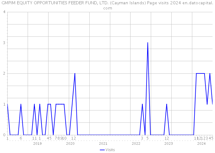 GMPIM EQUITY OPPORTUNITIES FEEDER FUND, LTD. (Cayman Islands) Page visits 2024 