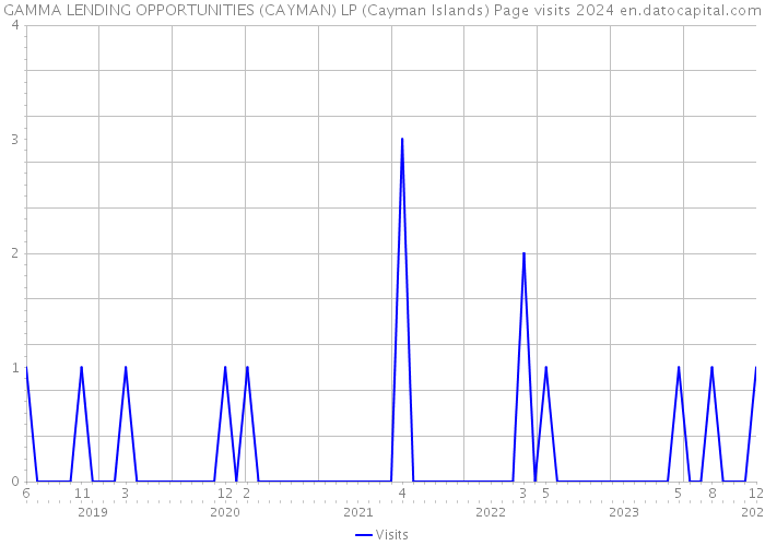 GAMMA LENDING OPPORTUNITIES (CAYMAN) LP (Cayman Islands) Page visits 2024 
