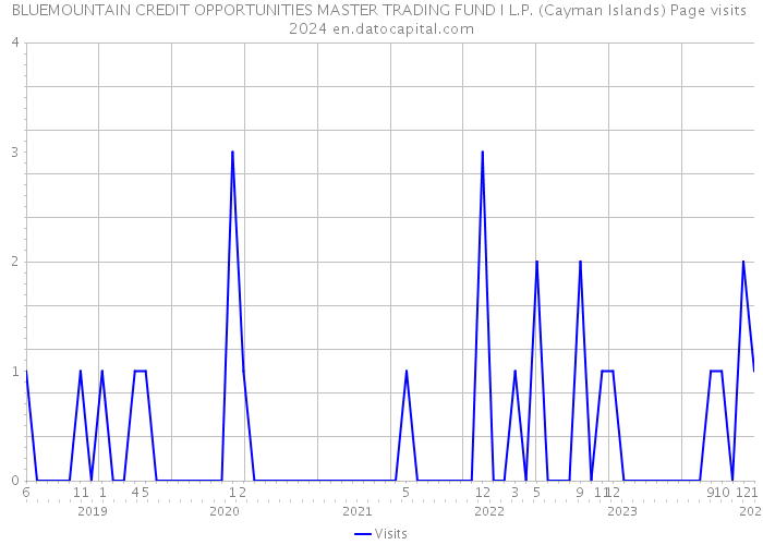BLUEMOUNTAIN CREDIT OPPORTUNITIES MASTER TRADING FUND I L.P. (Cayman Islands) Page visits 2024 