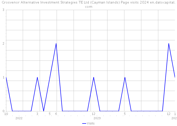 Grosvenor Alternative Investment Strategies TE Ltd (Cayman Islands) Page visits 2024 