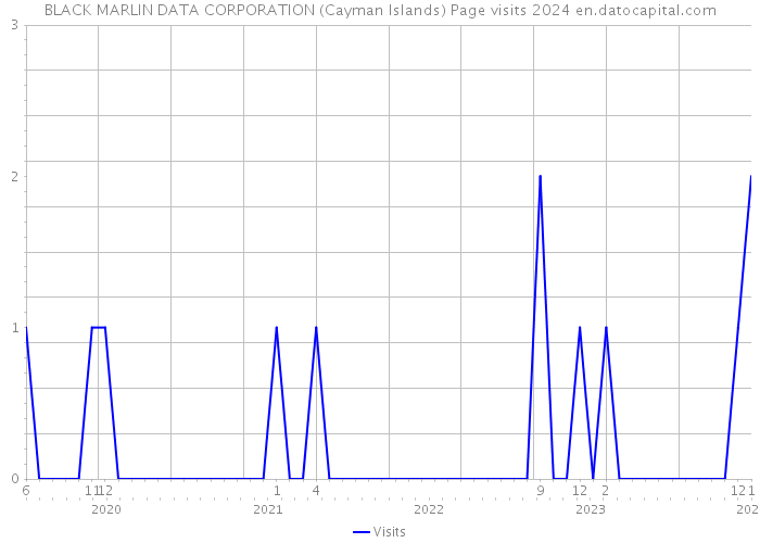 BLACK MARLIN DATA CORPORATION (Cayman Islands) Page visits 2024 