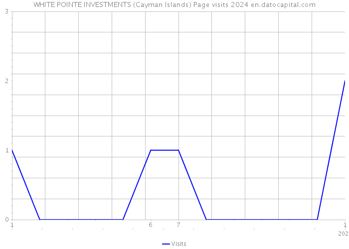 WHITE POINTE INVESTMENTS (Cayman Islands) Page visits 2024 
