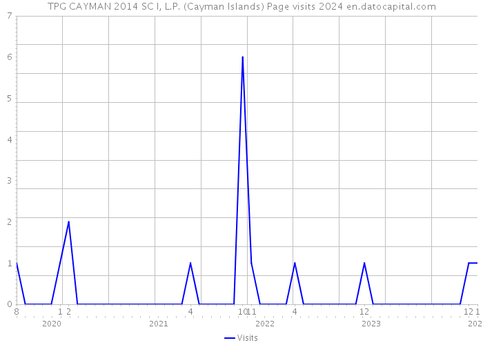 TPG CAYMAN 2014 SC I, L.P. (Cayman Islands) Page visits 2024 