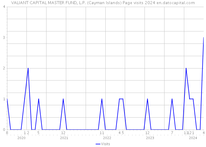 VALIANT CAPITAL MASTER FUND, L.P. (Cayman Islands) Page visits 2024 