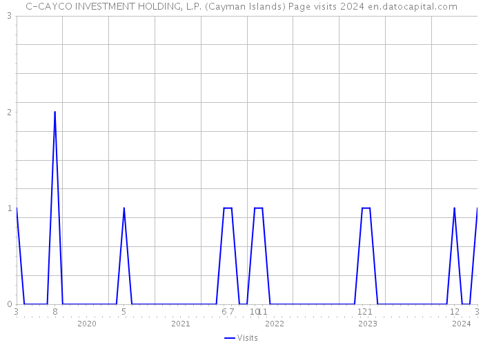 C-CAYCO INVESTMENT HOLDING, L.P. (Cayman Islands) Page visits 2024 