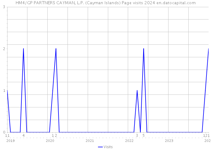 HM4/GP PARTNERS CAYMAN, L.P. (Cayman Islands) Page visits 2024 