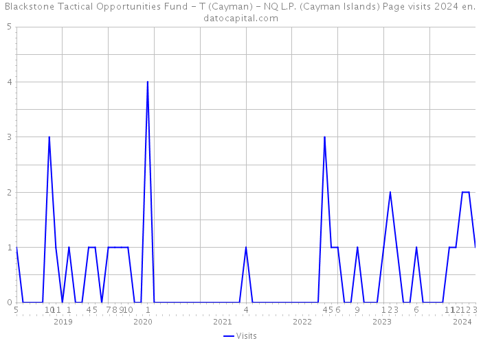 Blackstone Tactical Opportunities Fund - T (Cayman) - NQ L.P. (Cayman Islands) Page visits 2024 