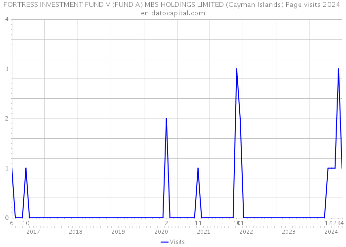 FORTRESS INVESTMENT FUND V (FUND A) MBS HOLDINGS LIMITED (Cayman Islands) Page visits 2024 