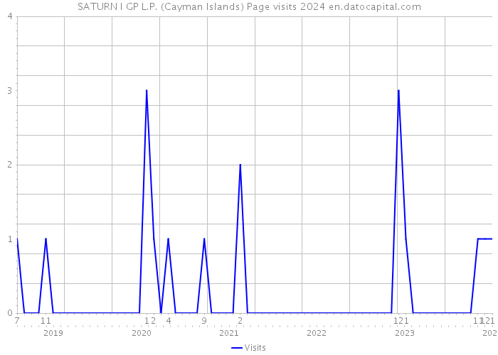 SATURN I GP L.P. (Cayman Islands) Page visits 2024 