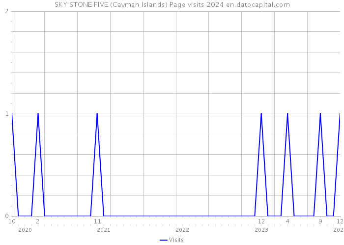 SKY STONE FIVE (Cayman Islands) Page visits 2024 