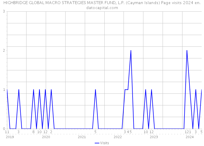 HIGHBRIDGE GLOBAL MACRO STRATEGIES MASTER FUND, L.P. (Cayman Islands) Page visits 2024 