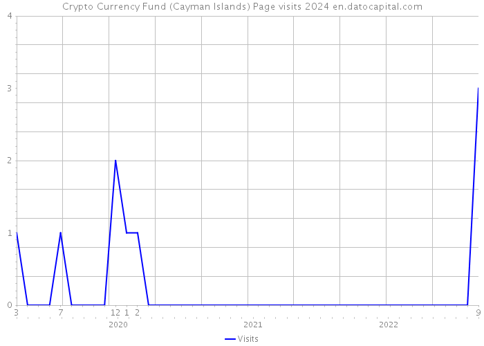 Crypto Currency Fund (Cayman Islands) Page visits 2024 