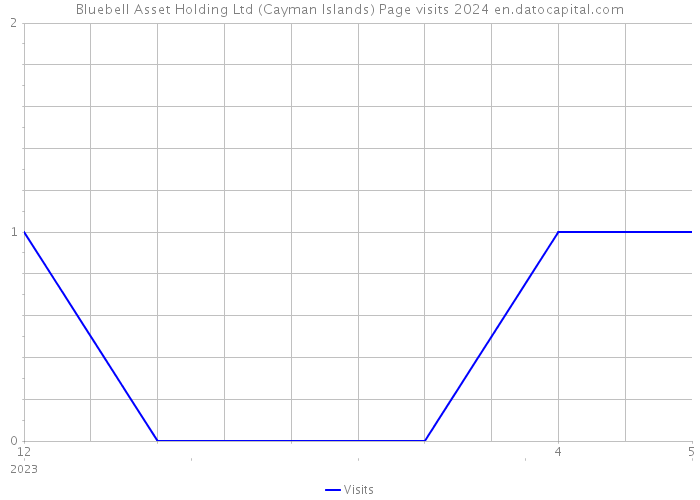 Bluebell Asset Holding Ltd (Cayman Islands) Page visits 2024 