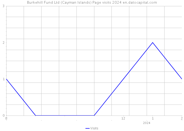 Burkehill Fund Ltd (Cayman Islands) Page visits 2024 