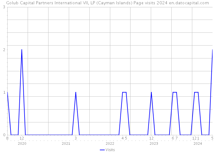 Golub Capital Partners International VII, LP (Cayman Islands) Page visits 2024 