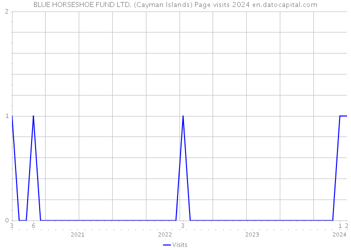 BLUE HORSESHOE FUND LTD. (Cayman Islands) Page visits 2024 