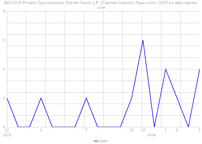 BLK2020 Private Opportunities Feeder Fund, L.P. (Cayman Islands) Page visits 2024 