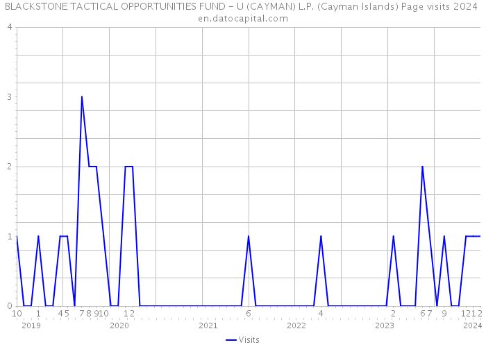 BLACKSTONE TACTICAL OPPORTUNITIES FUND - U (CAYMAN) L.P. (Cayman Islands) Page visits 2024 