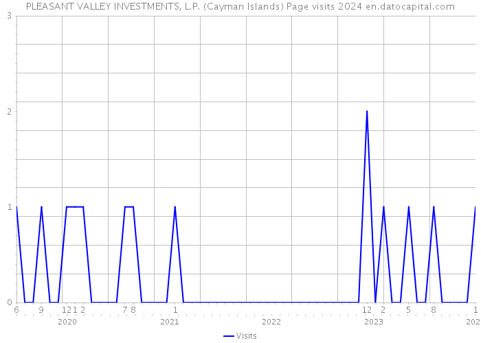 PLEASANT VALLEY INVESTMENTS, L.P. (Cayman Islands) Page visits 2024 