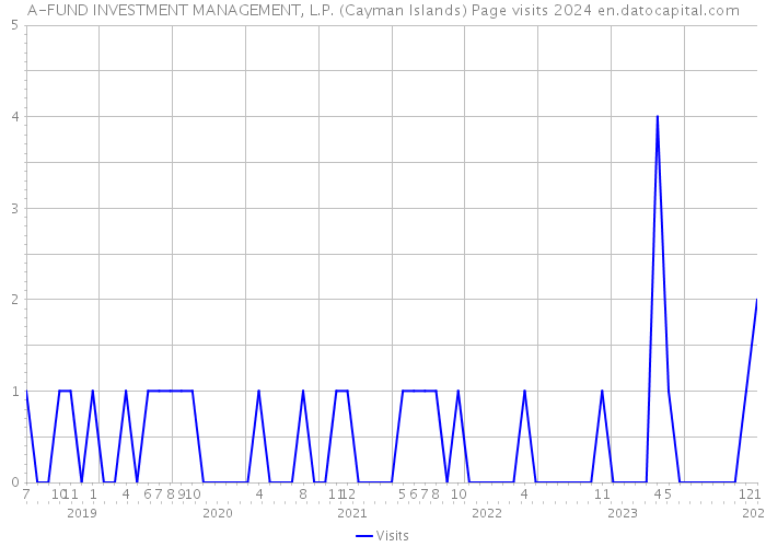 A-FUND INVESTMENT MANAGEMENT, L.P. (Cayman Islands) Page visits 2024 