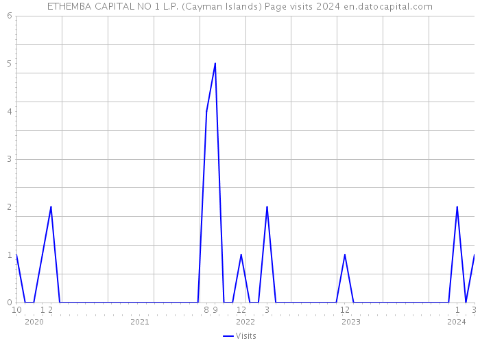ETHEMBA CAPITAL NO 1 L.P. (Cayman Islands) Page visits 2024 