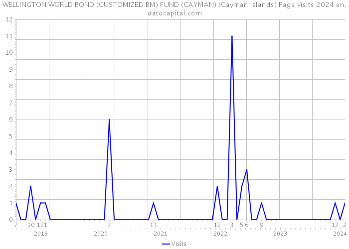 WELLINGTON WORLD BOND (CUSTOMIZED BM) FUND (CAYMAN) (Cayman Islands) Page visits 2024 