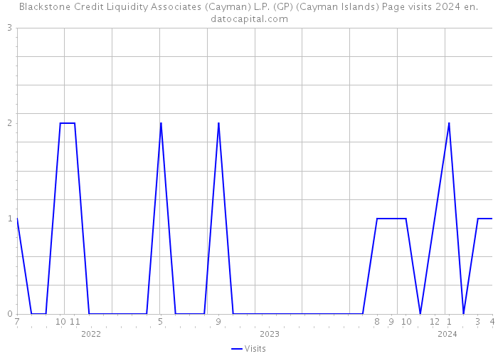Blackstone Credit Liquidity Associates (Cayman) L.P. (GP) (Cayman Islands) Page visits 2024 